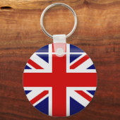 キングダム統一された国旗のボタンのキーチェーン キーホルダー (正面)