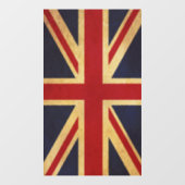 キングダム統一された国旗のヴィンテージデザイン ウィンドウサイン (シート)