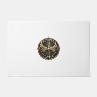 キングダム統一された屋内アクセントラグ(四角) ドアマット