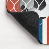 キングダム統一された旗のサッカーボール マウスパッド (コーナー)