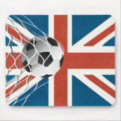 キングダム統一された旗のサッカーボール マウスパッド (正面)