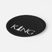 キングチェスピースハロウィーン衣装チェスの恋人 ペーパープレート (アングル)