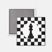 キングチェスピース – マグネット – チェスパーティーの好意 (正面/裏面)