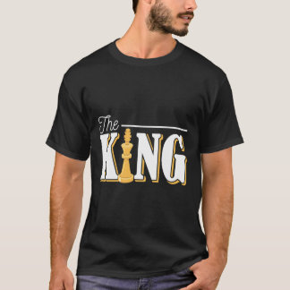 キングチェス駒ポーンおもしろいチェスゲーム選手 Tシャツ