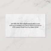 キングチェス駒 | チェス盤 名刺 (裏面)