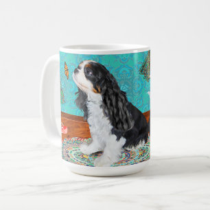 キングチャールズカバリエスパニエル犬タンブラー コーヒーマグカップ