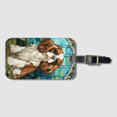 キングチャールズカバリエスパニエル犬ラゲージタグ ラゲッジタグ (正面横)