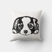 キングチャールズカバリエ枕 クッション (裏面)