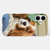 キングチャールズカバリエiPhoneケース16 Case-Mate iPhoneケース (裏面 (横))