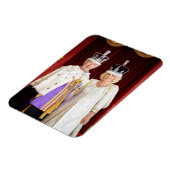 キングチャールズクイーンカミラバッキンガムパレス マグネット (左側)