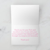 キングチャールズスパニエルに感謝の気持ちを込めて サンキューカード (内部)