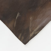 キングチャールズスパニエル犬 フリースブランケット (角)