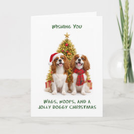 キングチャールズスパニエル 犬 クリスマス