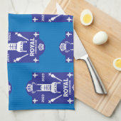 キングチャールズ英国王室の戴冠式2023 キッチンタオル (四つ折り)