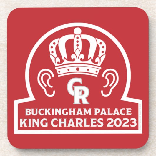 キングチャールズ英国王室の戴冠式2023 コースター (正面)