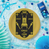 キングチャールズ英国王室の戴冠式2023 ペーパープレート (パーティー)