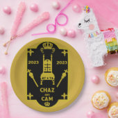 キングチャールズ英国王室の戴冠式2023 ペーパープレート (パーティー)