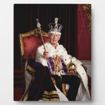 キングチャールズ3バッキンガムパレスポートレート