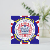 キングチャールズ3世コロネーションパーティの招待状 招待状 (スタンド正面)