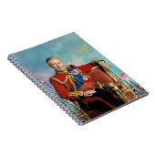 キングチャールズ3世春ガーデン背景 ノートブック (右側)