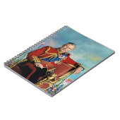 キングチャールズ3世春ガーデン背景 ノートブック (左側)