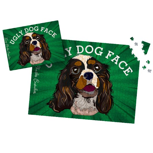 キングチャールズ・カバリエ醜い犬1000ピース ジグソーパズル