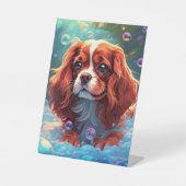 キングチャールズ – ペデスタル記号 台座サイン (正面)