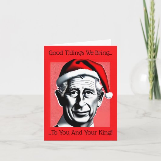 キングチャールズIIIアットクリスマスホリデーカード シーズンカード (正面)