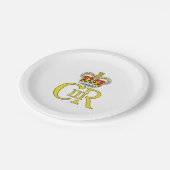 キングチャールズIIIイギリス紙プレート-通りパーティー ペーパープレート (アングル)