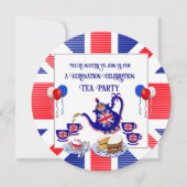 キングチャールズIIIコロネーションお祝いティーパーティー 招待状 (正面)