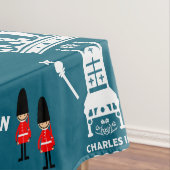 キングチャールズIIIコロネーション通りパーティー テーブルクロス (インサイチュ)