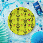 キングチャールズIIIコロネーション通りパーティー ペーパープレート (パーティー)