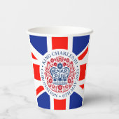 キングチャールズIII戴冠式紙杯 紙コップ (裏面)