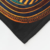 キングトゥタンカームン、金ゴールドマスク フリースブランケット (角)