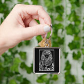 キングトットシルバーエジプトキーチェーン キーホルダー (手)