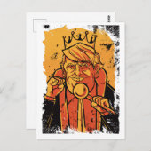 キングトランプの漫画おもしろい ポストカード (正面/裏面)