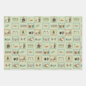 キングナツクラッカークリスマスラッピング紙 ラッピングペーパーシート (正面3)