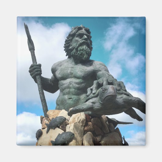 キングネプチューンアットバージニアビーチ マグネット (正面)