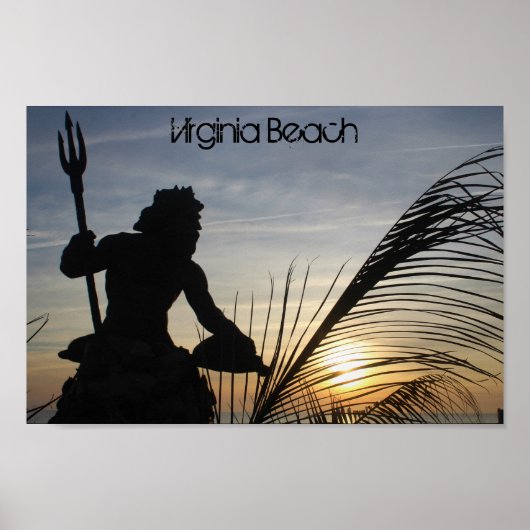 キングネプチューンバージニアビーチポスター ポスター (正面)