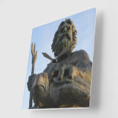 キングネプチューンバージニアビーチ スクエア壁時計 (傾斜)