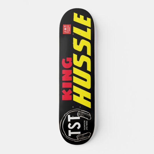 キングハッスルプロスケートボード . JMT USA スケートボード (正面)