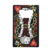 キングハートデザインボトルオープナー クレジットカード栓抜き (裏面)