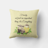 キングバードファ感動的ミリ引用文アート クッション (裏面)