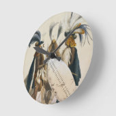 キングパンダの軍隊のズールソルディーズ、プレート20から ラウンド壁時計 (傾斜)