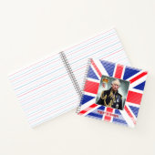 キングパーソナライズされた・チャールズIIIノート ノートブック (内部)