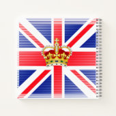 キングパーソナライズされた・チャールズIIIノート ノートブック (裏面)