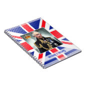 キングパーソナライズされた・チャールズIIIノート ノートブック (右側)