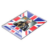 キングパーソナライズされた・チャールズIIIノート ノートブック (左側)