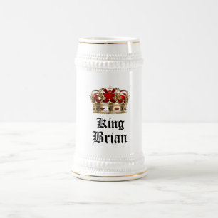 キングビパーソナライズされたールスタイン ビールジョッキ