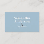 キングピジョンポーズ – ヨガインストラクター 名刺 (正面)